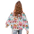thumbnail image 5 of Odeerbi Toddler Girls Christmas Crewneck Sweatshirts Fall Winter Pullover Sweatshirt Christmas Printed Long Sleeve Sweatshirt Toddler Clothes Pink, 5 of 9