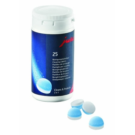 Jura 2-Phase Cleaning and Descaling Tablets for Fully Automatic Coffee Machines (Pack of