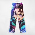 thumbnail image 6 of Demon Slayer Pajamas Pants 3D Printing Wide Leg PJ Pant Loungewear Casual Comfy Sleepwear Lounge Pants for Men Women2XL, 6 of 9