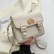 thumbnail image 4 of Bolso bandolera de piel sintética Bolso bandolera de señora Bolso bandolera con bandolera ajustableblanco, 4 of 5