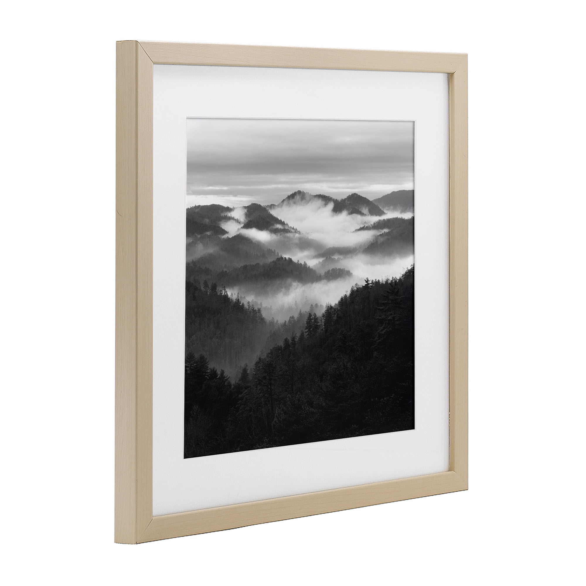 Stupell Industries Smoky Mountains Forest Birch Framed Print Under Glass, design by Nicholas Bell