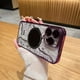 thumbnail image 4 of 1pc Applicable To Iphone14promax Phone Case New Circuit Pattern Transparent Magnetic Heat Radiating Phone Shell IP13 Ultra-Thin Hard Case, 4 of 5