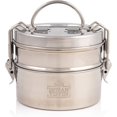 thumbnail image 1 of CABEN-2 Tier Stainless Steel Large Tiffin Lunch Box, 1 of 4