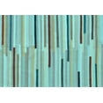 thumbnail image 1 of Ahgly Company Indoor Rectangle Abstract Light Blue Contemporary Area Rugs, 4' x 6', 1 of 4