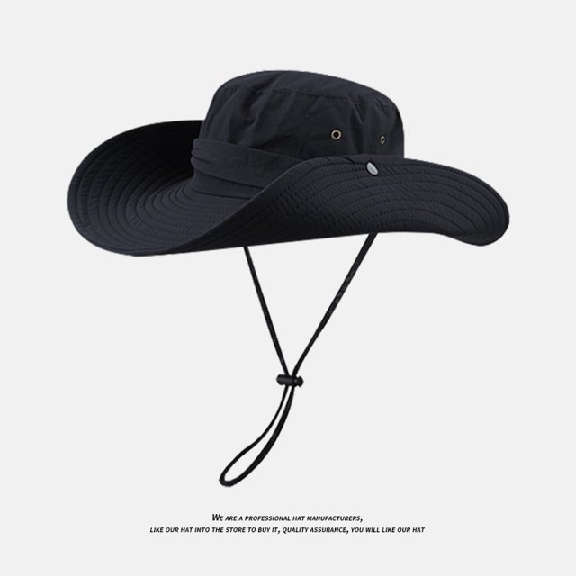 LinYooLi Big Hat Rear Sun Fisherman Hat Female Summer Anti -Ultraviolet Sunscreen Sun Hat Fast Dry Travel Mountaineering Cap