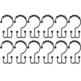 thumbnail image 2 of Ganchos De Ducha De Doble Deslizamiento 12 Piezas Multiusos 8 Cuentas, 2 of 8