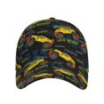 thumbnail image 2 of Naloa Original Classic Low Profile Hat Men Women Baseball Cap Dad Hat Adjustable Unconstructed Monster Truck1 Print Cap, 2 of 9