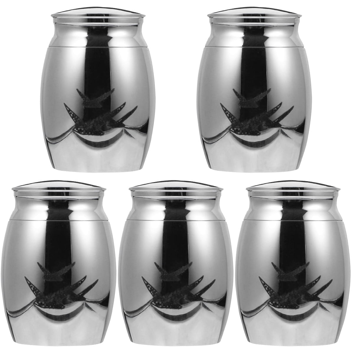 Urns Pet Urn Cremation Small Stainless Steel Ashes Urns Cinerary Mini