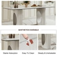 thumbnail image 4 of Sumdeal Luxurious Modern Dining Table,White, 4 of 5