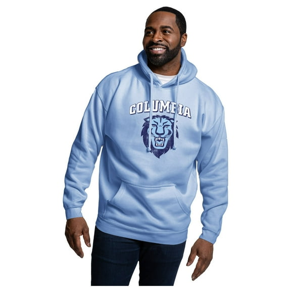 Men's League Collegiate Wear Light Blue Columbia University Essentials 2.0 Fleece Pullover Hoodie
