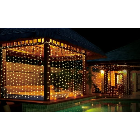 iMounTEK 300 LED Curtain String Light (Warm White)