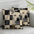 thumbnail image 3 of nygtbtfer Halloween Skull Pillow Covers Home Decoration Square Throw Pillow Case Cushion Cover Set of 2 Skull Laciness Toss Throw Pillowcase for Home Halloween Party Gifts(Skull) White, 3 of 7
