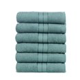thumbnail image 1 of CHUANK 6 Serviettes à Main 100% Coton Ultra Douces pour Gym Douche Hôtel Vert Lime, 1 of 7