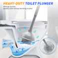thumbnail image 5 of MYSPRI Toilet Bowl Brush and Plunger with Caddy, Toilet Plunger and Brush Holder Combo Set for Bathroom Scrubber, 5 of 7