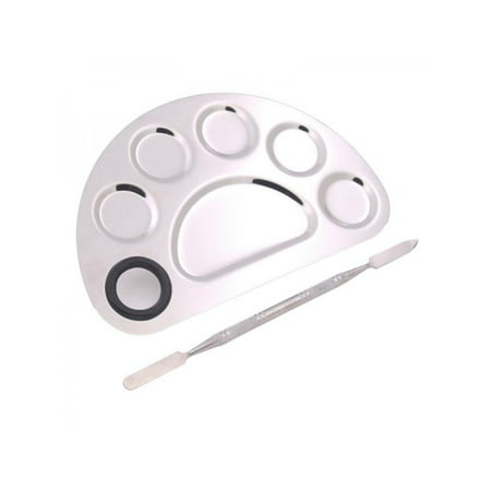 Lavaport Stainless Steel Cosmetic Makeup Palette Plate Kit Beauty Salon Cream Mixing DIY