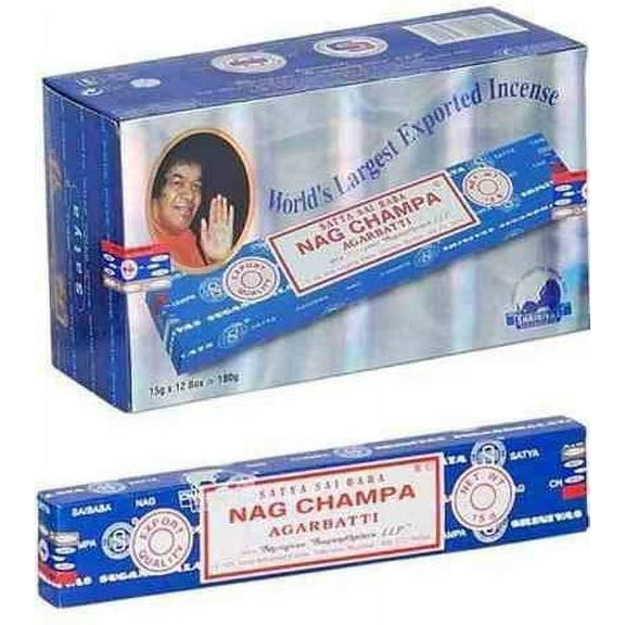 Nag Champa Incense 180gm (15g12) SATYA SAI Baba Incense Stick Natural Masala Base Incense Blessed