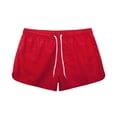 thumbnail image 5 of ibiyuan Mens Sweat Shorts Stretch Twill Beach Chino Shorts Men Shorts Elastic Waistband Drawstring Mens Running Shorts Casual Straight Leg Golf Shorts Beach Vacation Shorts with Pockets, 5 of 5