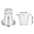 thumbnail image 3 of Unique Bargains 2inch Bellmouth Velocity Stack Adapter Turbo Air Intake Horn Air Inlet Decorative Cover, 3 of 5