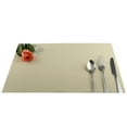 thumbnail image 2 of SPRING PARK Table Mats, Non-Slip Insulation Washable Heat Resistant PVC Placemats for Dining Table, Crossweave Woven Vinyl Table Mats, 2 of 7