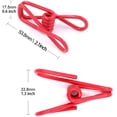 thumbnail image 2 of 50 Uds Clip de alambre de Metal Universal pinzas de ropa a prueba de viento Clips de Metal soportes para escritorio ropa de bebé pañal pinzas de Metal Pins, 2 of 5
