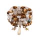 thumbnail image 1 of 1 Uds. Pulsera de cuentas bohemias, pulsera elástica con abalorios apilables multicapa para mujer con colgante de mariposa y estrella, joyería para mujer Feliz Sencillez, 1 of 2