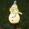 thumbnail image 1 of MesaSe Snowman Shape LED Solar Lights Waterproof Colorful Decorative Light for Garden Yard Patio Pathway, 1 of 3