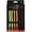 Black, Green, Orange, variant on ForceField Lifestyle Shoe Laces, White/Blue/Yellow, 54", 3 Pack