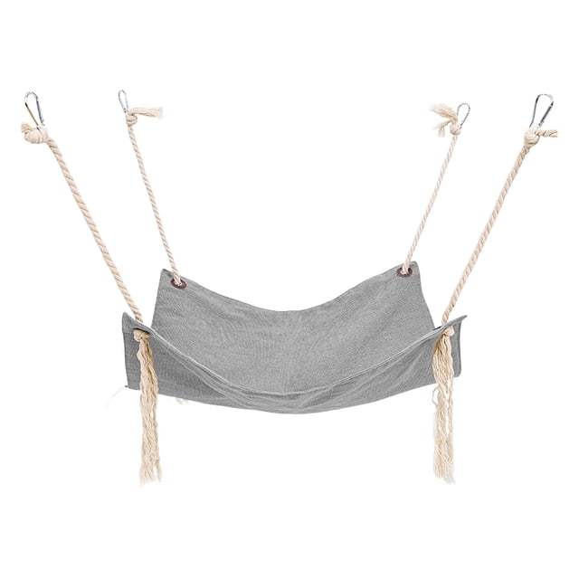 Hamaca para gatos Sunnimix Colchoneta gris con correas ajustables