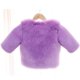 thumbnail image 3 of Gibobby Chamarra de invierno para niños y niñasChaqueta para niñas pequeñas, moda de otoño e invierno, chaquetas con capucha y cuello de lana para niños (Morado, 3-4 Años), 3 of 5