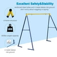 550lbs Swing Frame Heavy Duty, Full Metal Swing Stand A Frame 71" High