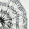 thumbnail image 2 of Plaid Check Deco Poly Mesh Ribbon- 10" x 10 Yards Black, White, 2 of 3