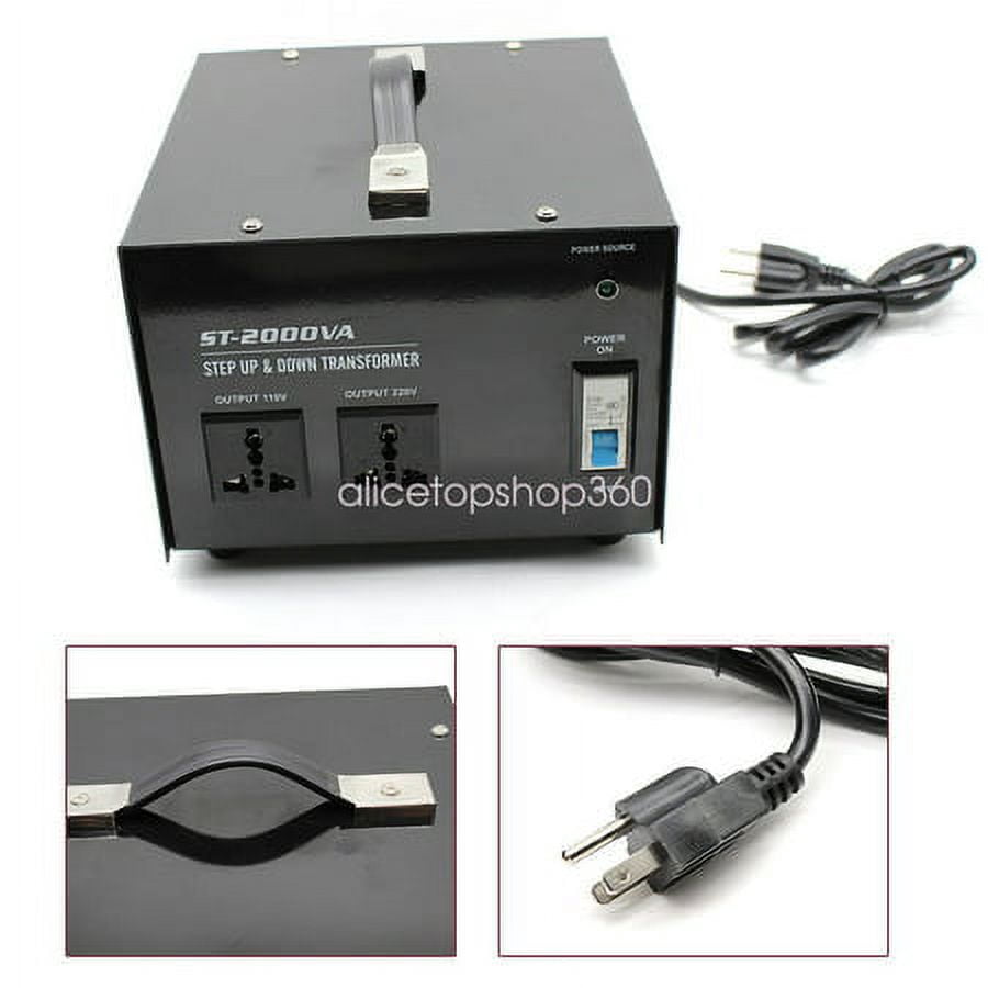 1500W Watt Step Up Down Electric Power Voltage Converter Transformer 110-220V