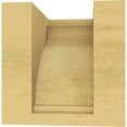 thumbnail image 4 of 4"W x 4"D x 4"H Wide Helena Rough Cedar Woodgrain TimberThane Corbel, Primed Tan, 4 of 6