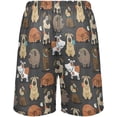 thumbnail image 3 of GZHJMY Dog Pajama Pants Short for Men, Lounge Pants Lightweight Men Pajama Bottoms with Drawstring Pockets, Christmas New Year Birthday Gifts, Medium, 3 of 7