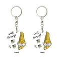 thumbnail image 2 of Naloa Gnome Sweet Honey Print Round Keychain Keychain Key Ring, Key Tag, Key Chain Bulk for Gift Accessories (Round), 2 of 7