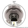 thumbnail image 3 of Race Sport H4-G4LED - H4 Hi-Lo Patent Pending GEN4 LED Headlight Conversion Kit with 360 ratchet style clock-able base, Focus Optics, and copper stranded rope heat sinks, 3 of 5