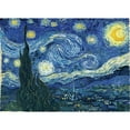 thumbnail image 3 of MasterPieces Starry Night Jigsaw Puzzle 1000 Pieces - Van Gogh Art Puzzle 19.25"x26.75", 3 of 6