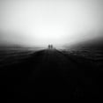 thumbnail image 2 of Wasinger, Renate 15x15 White Modern Wood Framed Museum Art Print Titled - Morning Walk, 2 of 4
