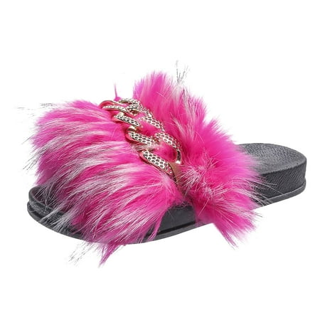 

Sandals For Women Women Sandals Women Outdoor Flat Anti-Slip Slippers Casual Beach Slippers Large Size Shoes Pink