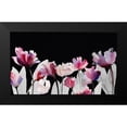 thumbnail image 2 of Loreth, Lanie 18x12 Black Modern Framed Museum Art Print Titled - Triple Whisper Panel on Black, 2 of 5