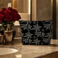 thumbnail image 5 of Halloween Zipper Cosmetic Bag, Multi Patterns Spooky Makeup Pouch, Reusable Canvas Travel Storage Bag for Toiletries, Accessories, Vanity Organizer, 5 of 7