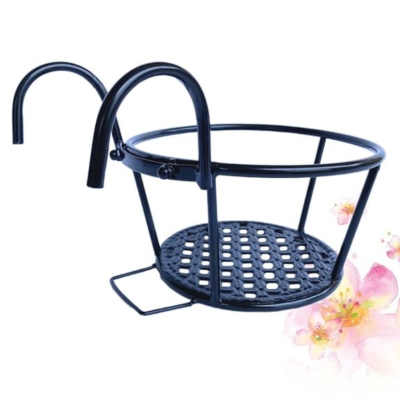 FUTUREORYY Hanging Shelf Metal for Homeowners Balcony Use 1Pcs 10.6x4.7x6.7in