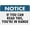 Warning Sign 4, variant on Notice All Visitors To Wait In The Office Reflective Aluminum Sign - 8"x12", Rust Free, Weather Resistant, Waterproof, Easy To Mount - School, Office, Clinic, Business