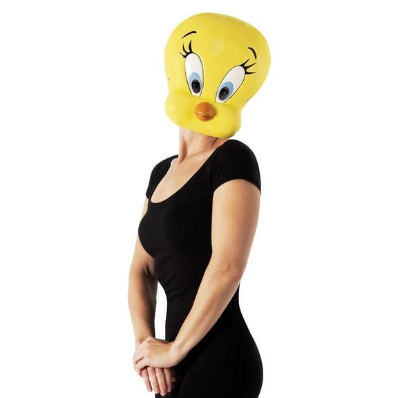 RUBIES II Yellow Tweety Bird Space Jam 1/2 Mask, for Adults