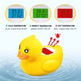 thumbnail image 5 of Termómetro de agua para bañera de bebé - (versión mejorada) Termómetro digital de temperatura del agua y termómetro de habitación, juguete flotante de pato, 5 of 5