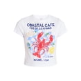 thumbnail image 5 of No Boundaries Americana Graphic Baby Tee, Women's and Women's Plus XXS-4X, 5 of 5