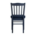 thumbnail image 4 of Boraam Shaker Dining Chairs, Set of 2 – Navy Blue Finish, 4 of 7