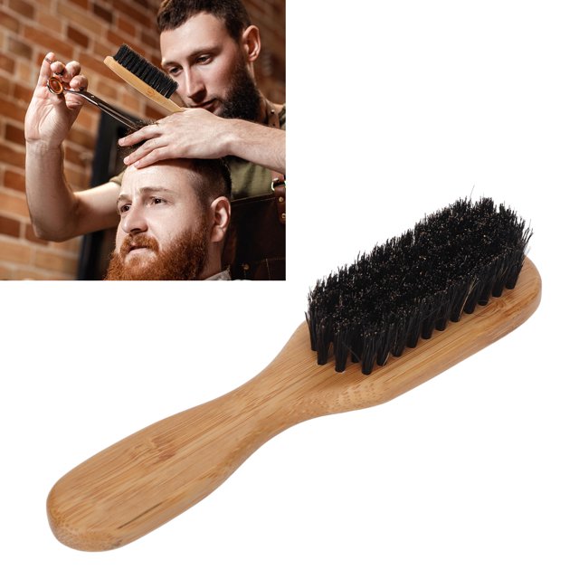 Beard Brush, Reinforced Process Durable Wearable Smoothing Hair Brush for Salon