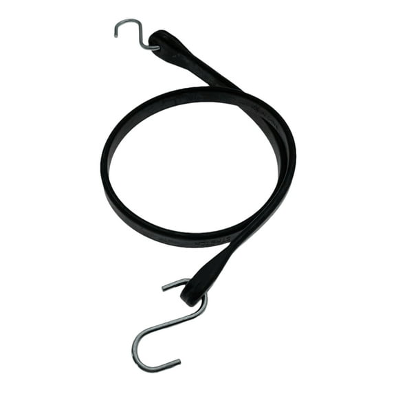 AURARMLET Heavy Duty Black Rubber Tarp Straps with Hooks, Tie Down Straps for Trucks, Trailers, and Outdoor Use