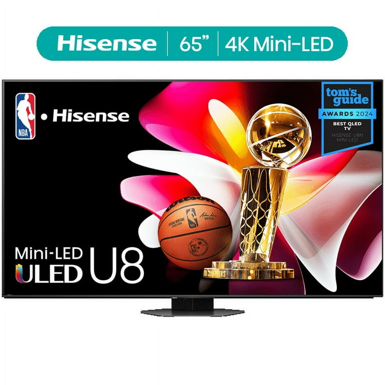 Hisense 65-Inch U8 Series 4K UHD Google Smart TV - QLED